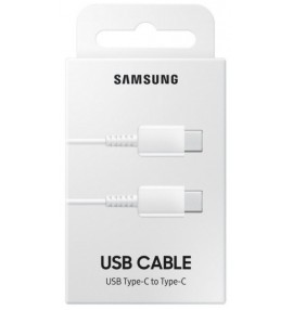 SAMSUNG CABLE USB TYPE-C VERS USB TYPE-C CABLE EP-DA70, BLANC