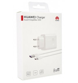 HUAWEI CP84 CHARGEUR RAPIDE 40W + USB TYPE-C CABLE 1 M, BLANC