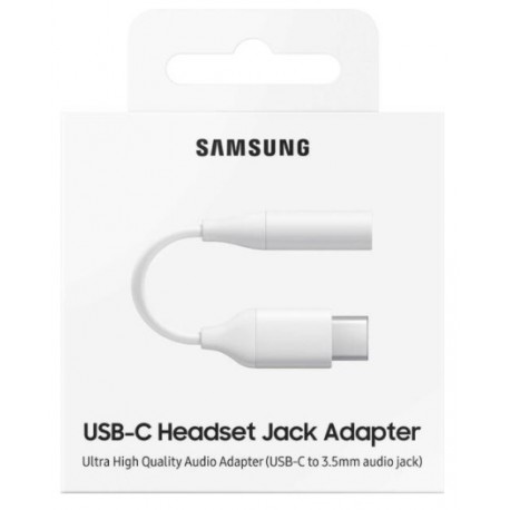 SAMSUNG ADAPTATEUR USB TYPE-C VERS JACK 3,5 MM , BLANC