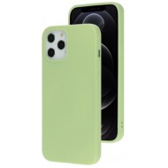 Mobiparts Coque Silicone Apple iPhone 12 Pro Max Pistache Vert