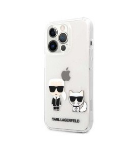 Karl Lagerfeld Karl et Choupette Case iPhone 13 Pro - Transparent