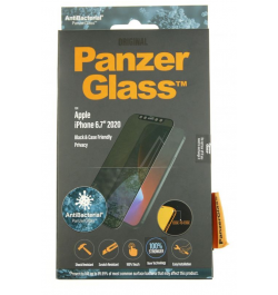 VERRE PROTECTEUR D'ECRAN POUR IPHONE 12 PRO MAX, MODE PRIVÉE , BORD NOIR,AB
