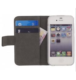 MOBILIZE ETUI PORTEFEUILLE APPLE IPHONE 4/4S ,NOIR