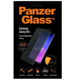 VERRE PROTECTEUR D'ECRAN POUR GALAXY S10 PLUS, MODE PRIVÉE ET BORD NOIR