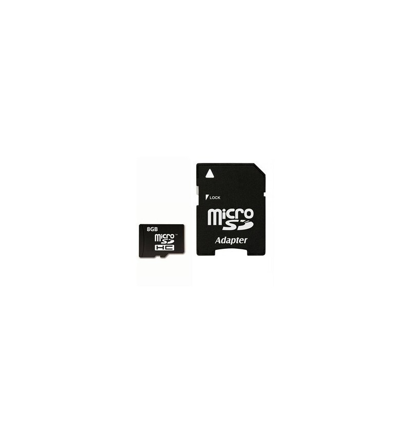 ImroCard - Carte SD + Adaptateur 8 Go